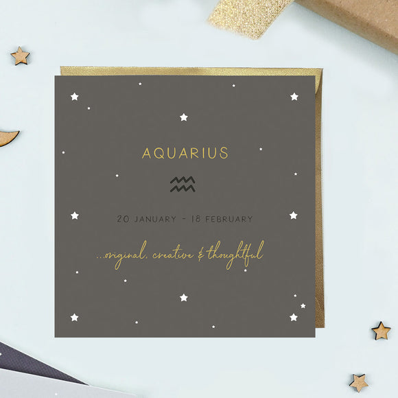 Aquarius: 20th Jan - 18 Feb (CZ011) x6