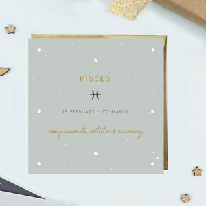 Pisces: 19 Feb - 20 Mar (CZ012) x6