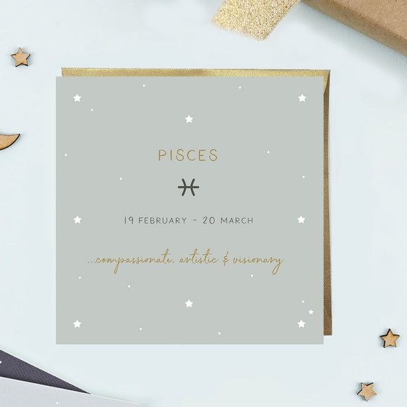 Pisces: 19 Feb - 20 Mar (CZ012) x6