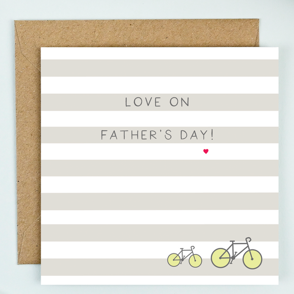 Love on Father's Day Bicycles (BE002)