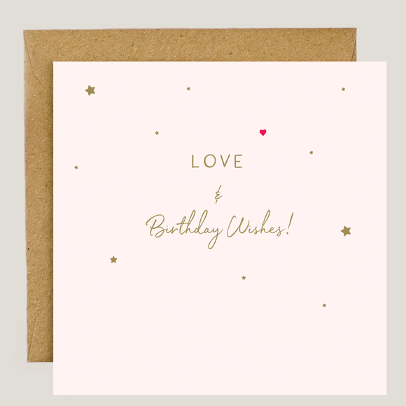 Love & Birthday Wishes (CS001) x6