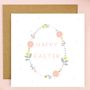 Happy Easter Wreath (ST002) x6
