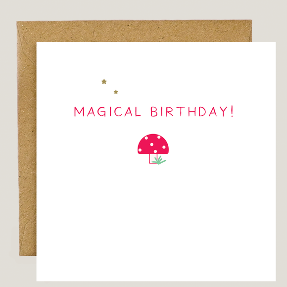 Magical Birthday Toadstool (TD004) x6
