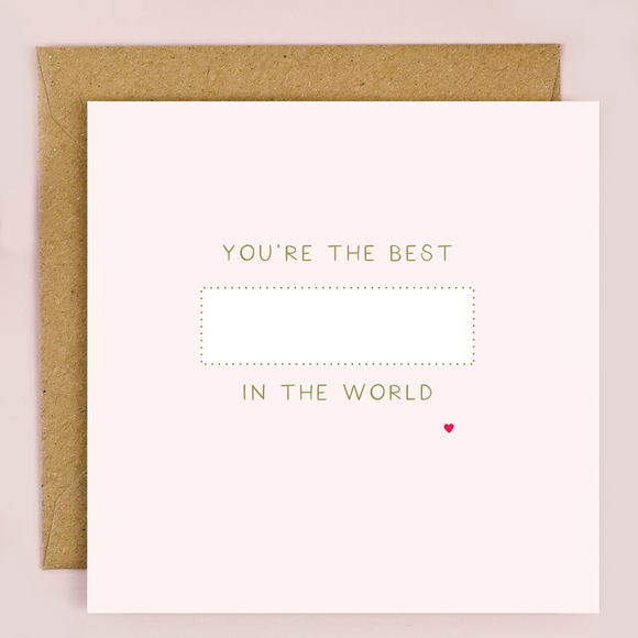 You're The Best...In The World (TI001) x6