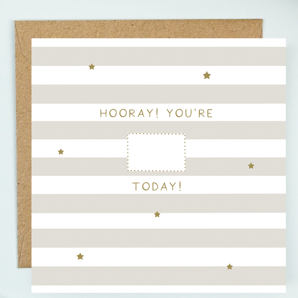 Hooray! You're...today! (TI011) x6